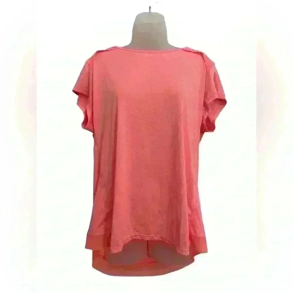 Champion Neon Pink Tee Mesh Detail Size XXL